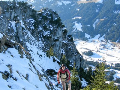 Winter-Bergtour / Wanderung auf Sorgschrofen und Zinken