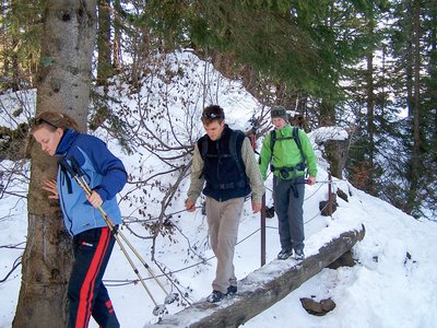 Bergtour / Wanderung auf den Hirschberg (1503m) über Hirschbachtobel
