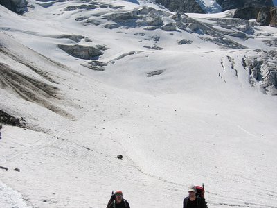 Bilder zur Hochtour auf den Piz Bernina über den Biancograt mit Überschreitung des Piz Palü