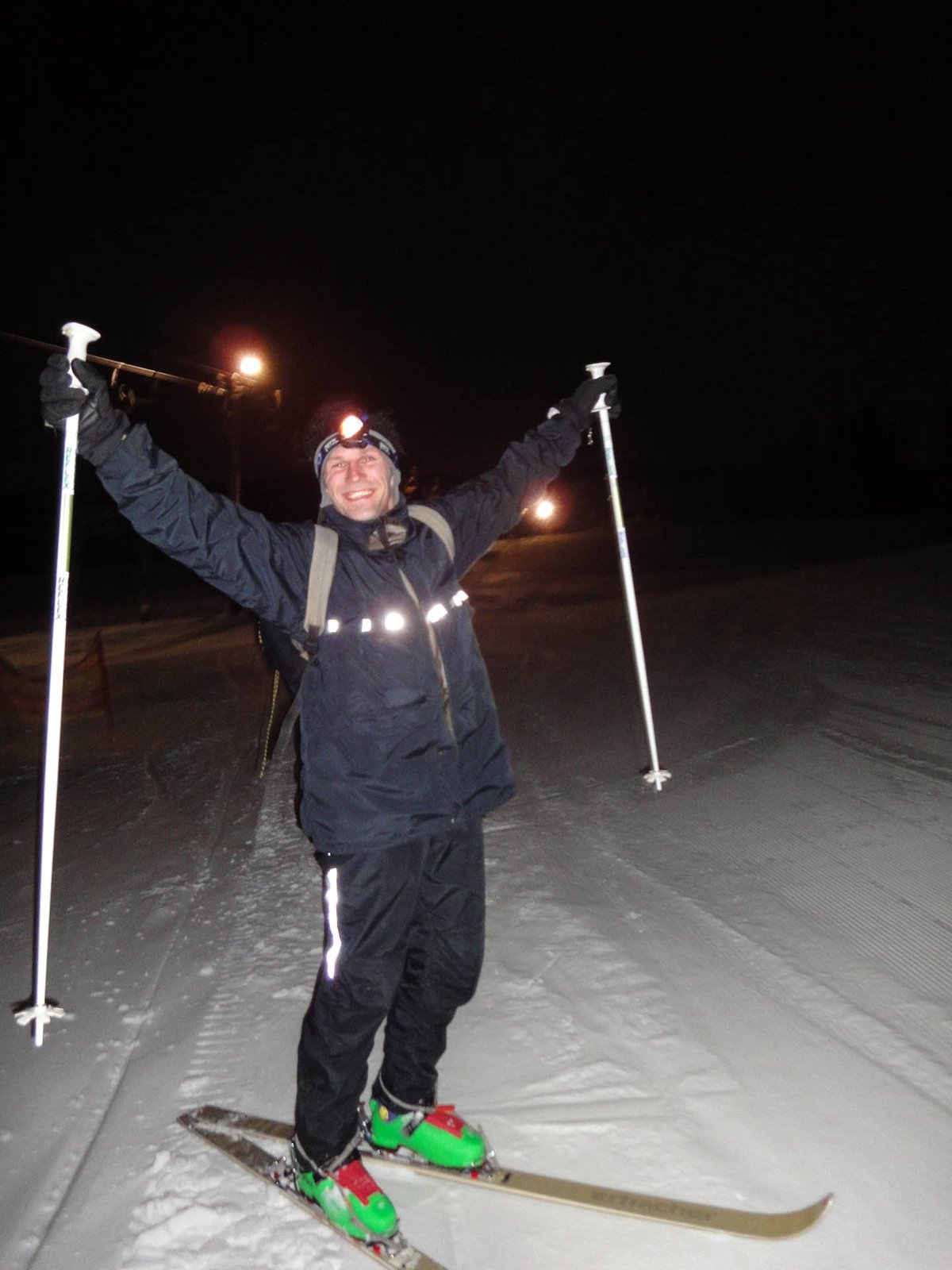 Geschafft...Helge auf Skitour - ohne Verletzung!