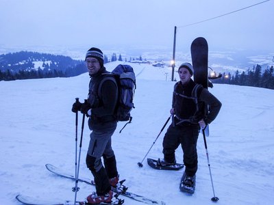Skitour zur Alpspitze und Sportheim Böck