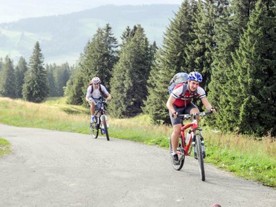 Mountainbike-Wochenende: Grüntenhütte und Wertacher Hörnle (1695m)